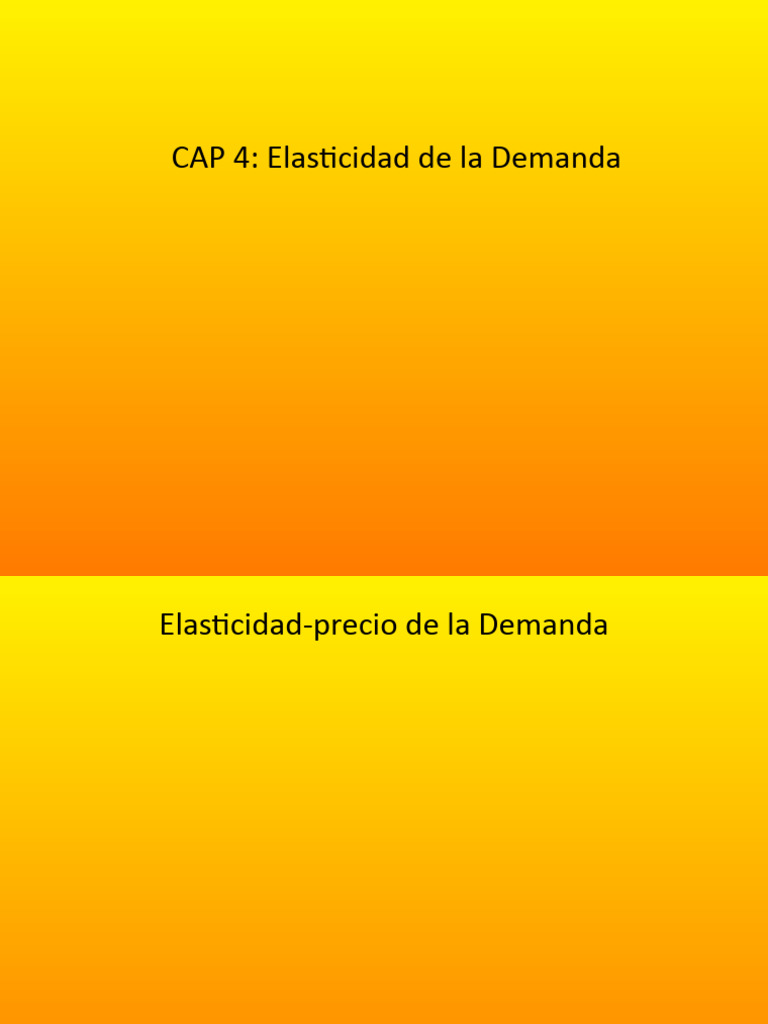 Elasticidad de la Demanda Explicada | PDF | Elasticidad (economía) | La ...