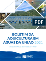 Boletim Aquicultura em Aguas Da Uniao 2021 M