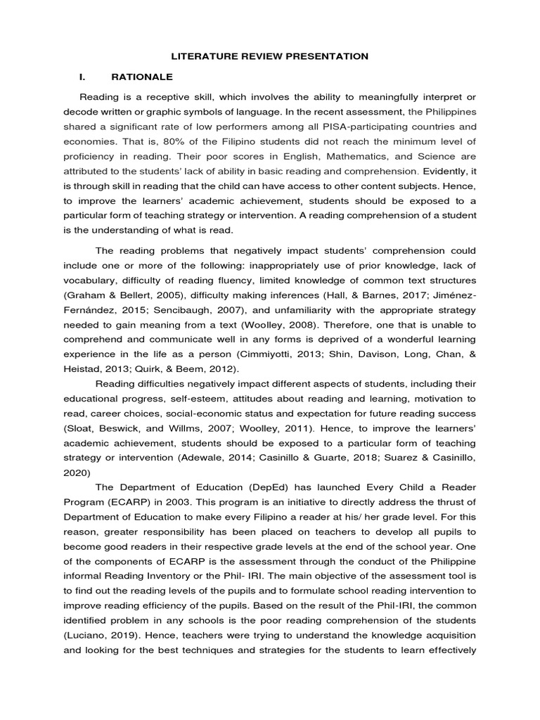 literature-review-presentation-pdf-reading-comprehension-learning