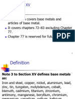 PGDT - 4 - Section XV - Base Metal