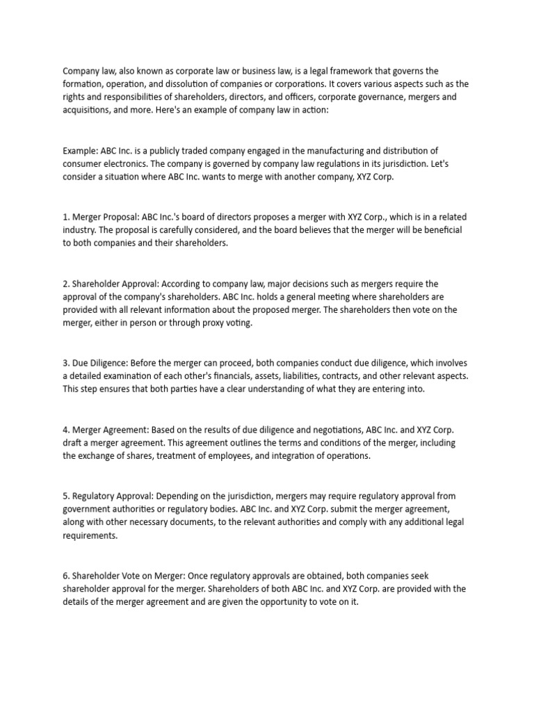 b-law-assignment-3-pdf-mergers-and-acquisitions-corporate-law