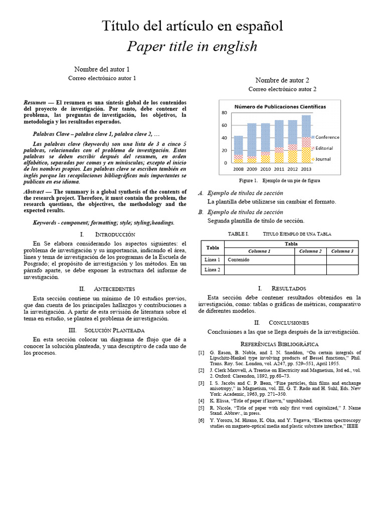 Formato TCD | PDF