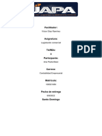 Tarea 6 de Legislacion Comercial