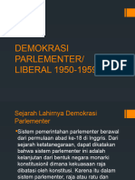 Demokrasi Parlementer