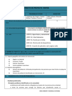 Formato Proyecto - Medio Ambiente y Desarrollo Sostenible