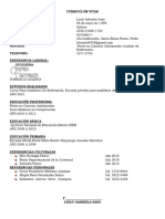 Curriculum Vitae Gabriela