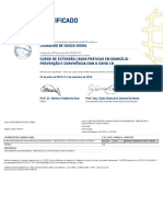 Curso de Extensão - Boas Práticas em Domicílio - Prevenção e Convivência Com o Covid 19-Leonardo de Souza Vieira