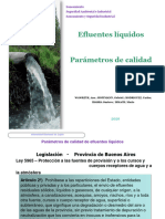 Parametros y Legislacion Sobre Efluentes Liquidos 2020