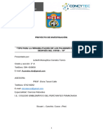 Tips para Rehabilitacion de Los Pulmones en Pacientes Despues Del Covid-19