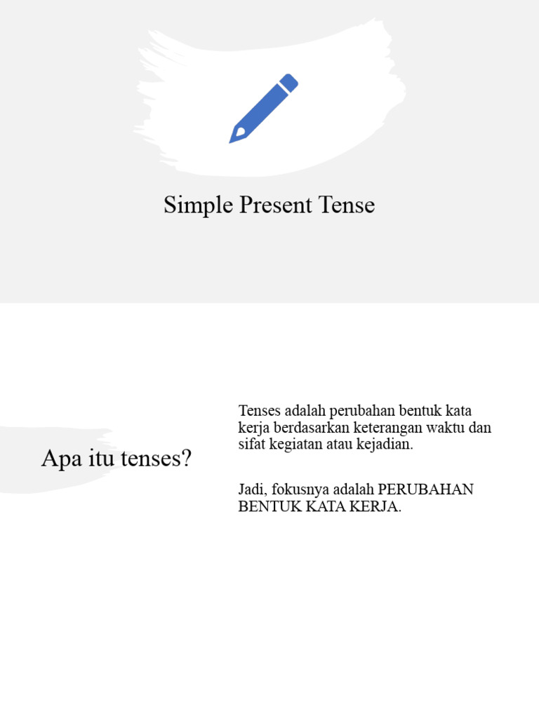 Simple Present Tense | PDF | Foreign Language Studies | Self-Improvement