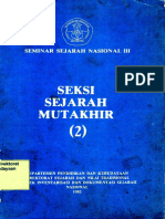 Seminar Sejarah Nasional III Seksi Sejarah Mutakhir