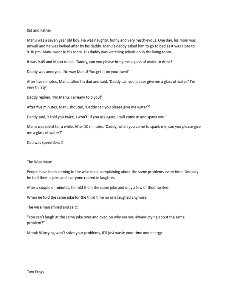 Short Stories | PDF