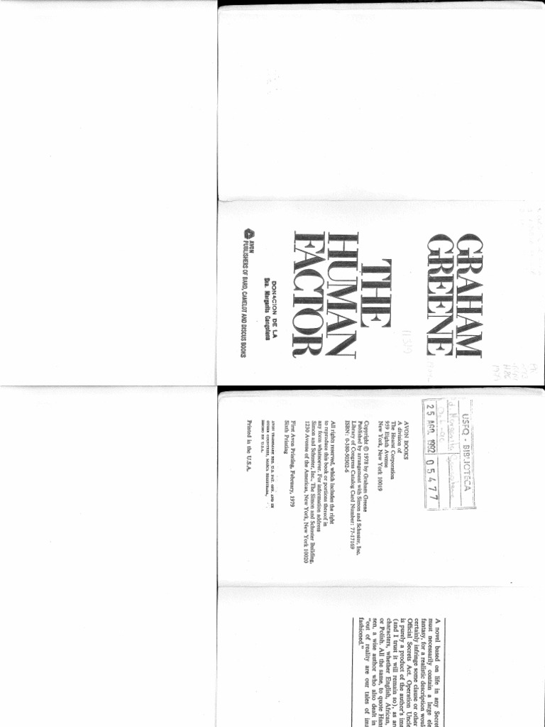 Graham greene the human factor pdf