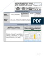 Informe Mensual de Actividades Mes Abril