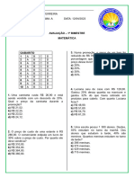 AVALIAÇÃO - 1º BIMESTRE - 2º e 3º Ano