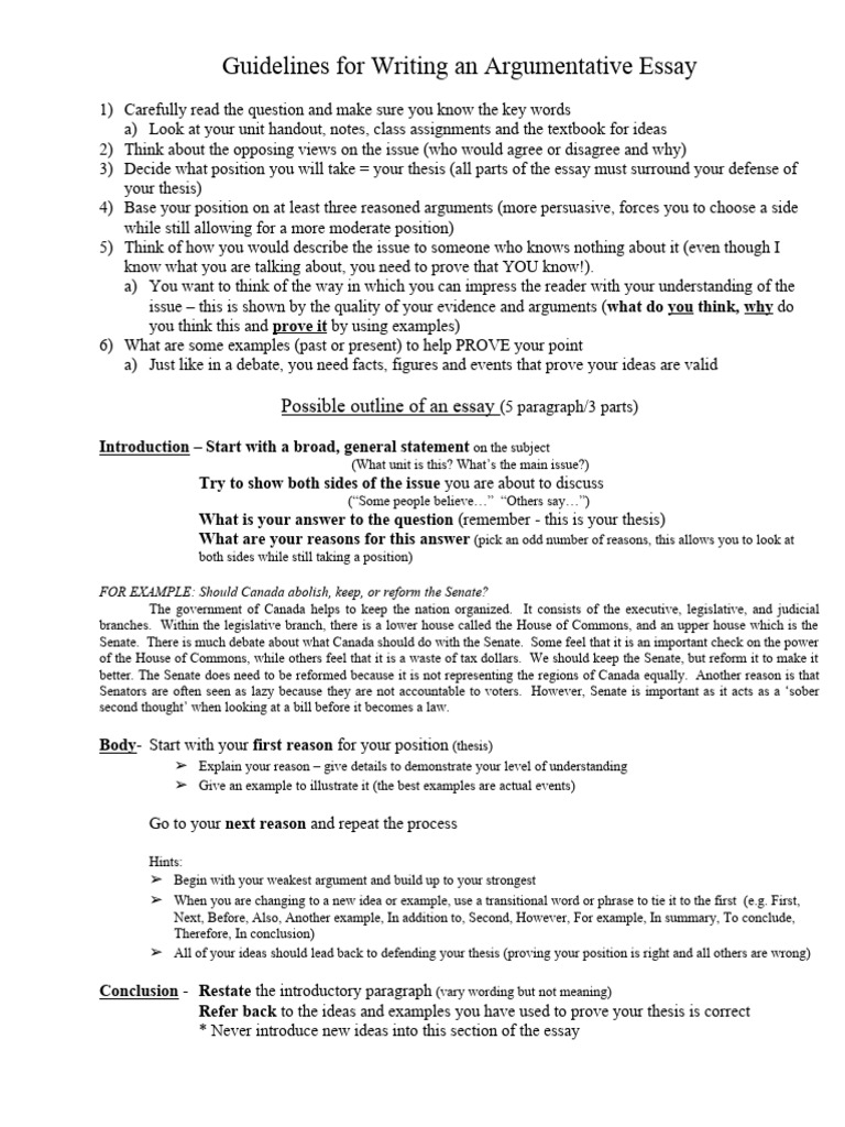Guidelines For Writing In Academic Context