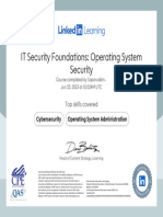 CertificateOfCompletion - IT Security Foundations Operating System Security