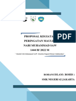 Proposal Kegiatan Maulid Nabi - Kelompok 6