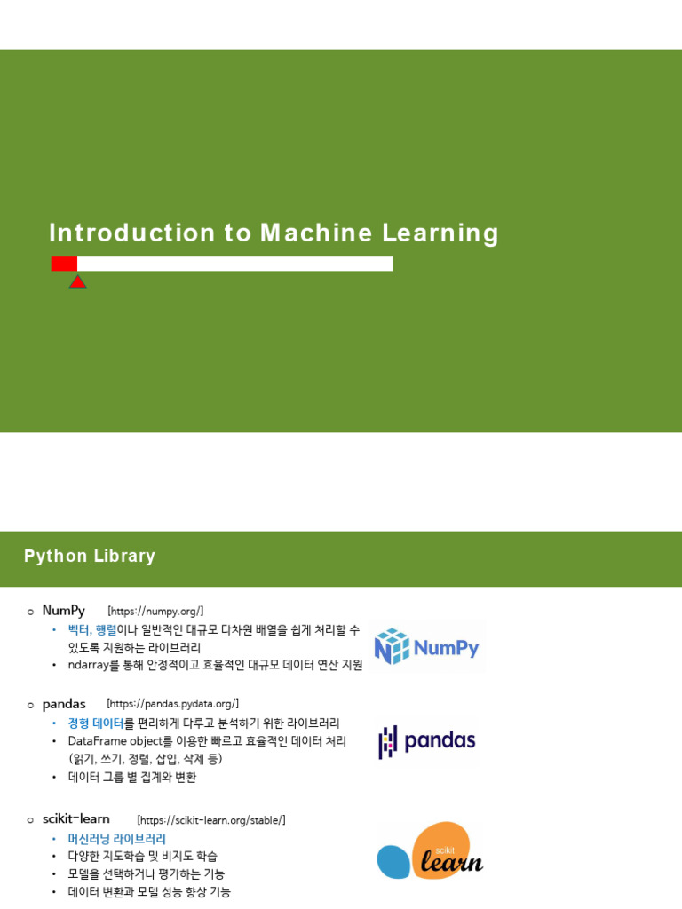 (01-01) Introduction To ML | PDF