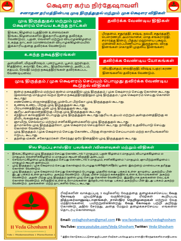 Haircut & Shaving Rules | PDF