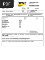 Enterprise Rental Invoice Summary | PDF | Renting | Motor Vehicle