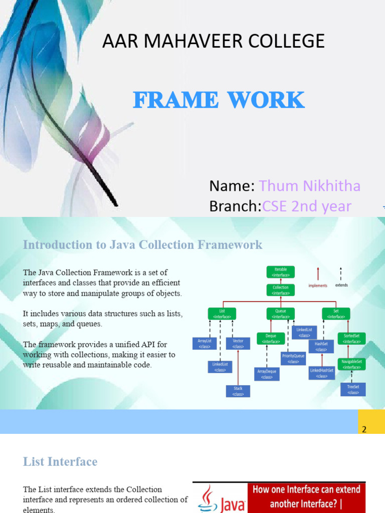 Java Collection frame work | PDF | Software Development | Object ...