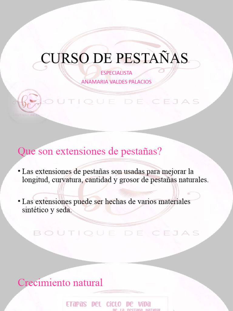 Montaje de Extensiones de Pestañas | PDF | Crecimiento personal y ...