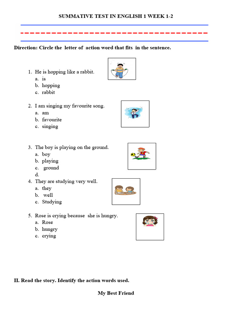 4th Summative Test Week 1 2 Pdf