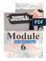 Training and Development Module 6 - 2023