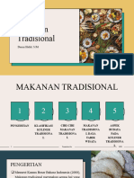 Prosentase Makanan Tradisional