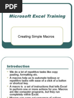 Download Excel Macro Training by api-3738007 SN6736380 doc pdf