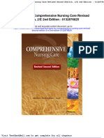 Test Bank For Comprehensive Nursing Care Revised Second Edition 2 e 2nd Edition 0132876825 Download