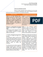 Codificación Civil Federal y Legislación Internacional