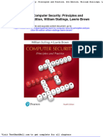 Test Bank For Computer Security Principles and Practice 4th Edition William Stallings Lawrie Brown Download