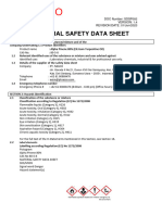 MSDS Turpentine