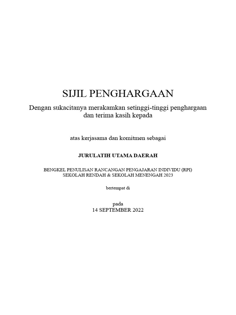 contoh-sijil-penghargaan-kosong-pdf
