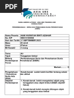Rancangan Perlaksanaan Aktiviti (Rpa) : (Taska Permata NCDRC Upsi) | PDF
