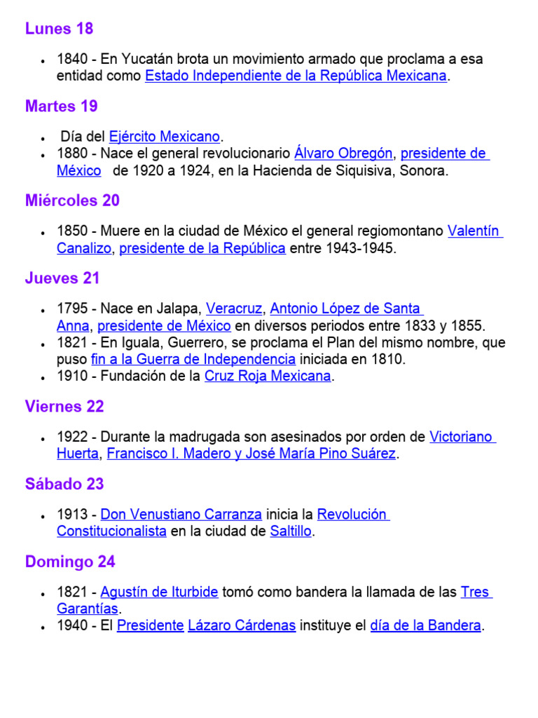 Efemérides De Febrero Pdf