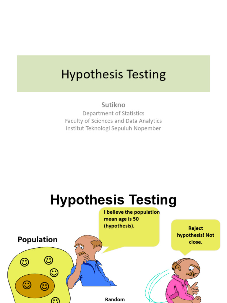 Understanding Hypothesis Testing Basics | PDF | Statistical Hypothesis ...