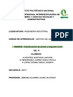 4IM71 - AVANCE - Cuestionarios de Primer y Segundo Nivel