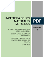 1 - Identifica La Estructura Cristalina y Microestructura de Los Materiales Metálicos - MMJA