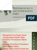 Pertemuan Ke 11 Akuntansi Bahan Baku