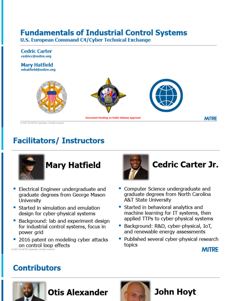 Combined MITRE Presentation | PDF