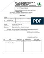 SURAT TUGAS Verifikasi STBM