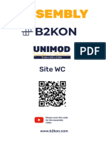 SİTE WC-B2KON-Unimod Assembly Instructions