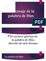 El Mensaje de La Palabra de Dios