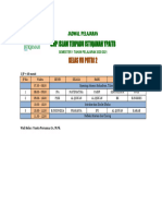 Jadwal Pelajaran Kelas VIIPi2-Smt.1-TP.20-21