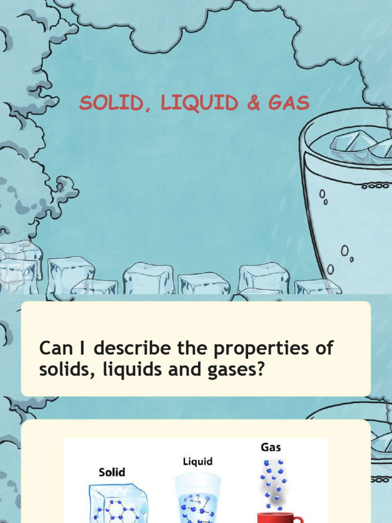 Solids, Liquids and Gases PowerPoint PDF