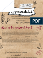 La Personalidad y Como Lidiar Con Diferentes Personalidades Soporte Emocional A Los Estudiantes Por Emergencia Educativa