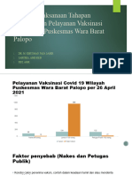 Update Pelaksanaan Tahapan Perencanaan Pelayanan Vaksinasi Covid Wil